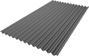 Corrugated 3/4" Metal Siding Panel