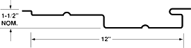 FE-66 - Concealed Fastener Architectural Metal Siding Panel